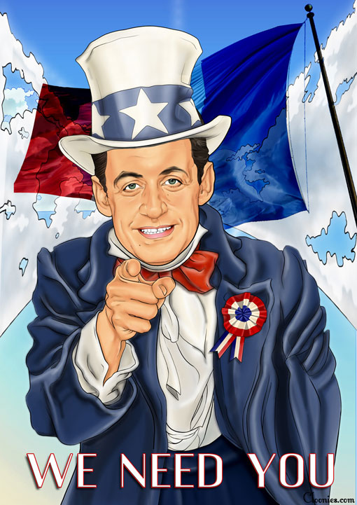 Sarkozy need you...