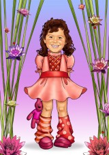 Petite fille Nounours