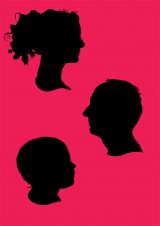 S4-A trois sur fond Rose