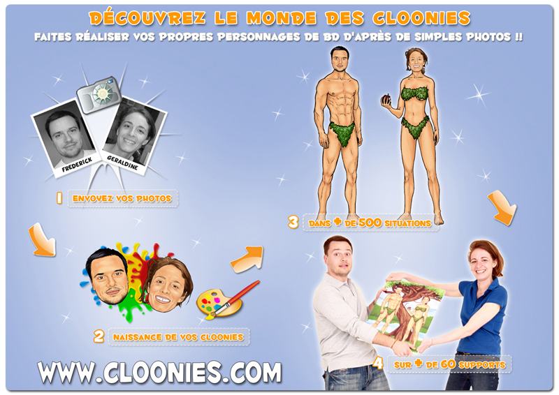 Cliquez pour en savoir + sur le monde des Cloonies !!